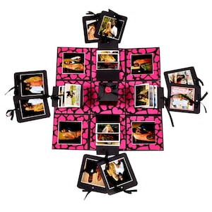Boîte cadeau qui explose|| Carte cadeau pour anniversaire / anniversaire|| Boîte d’explosion faite à la main || Cadeaux uniques pour les proches