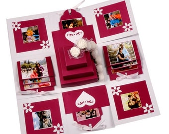 Handmade Exploding Photo Gift Box: Anniversary Keepsake