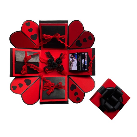 Scatola A Sorpresa Fai Da Te | Album Fotografico Manualità | Regalo Compleanno San Valentino Matrimonio | Ideale Per Ricordi - Foto 2