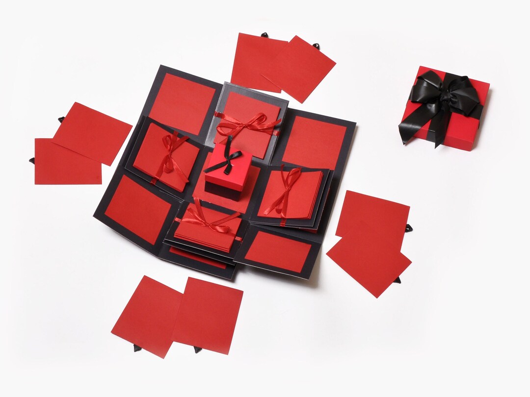 Explosion Box for Birthday Exploding Gift Box ,surprise Photo Box DIY ...