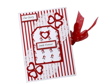 Handmade Love Theme Scrapbook Album: Anniversary, Wedding, Valentine's Day