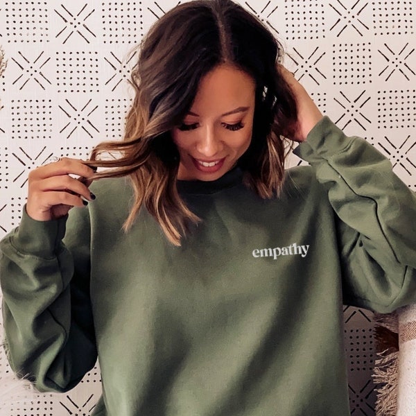 Embroidered Relaxed Crewneck Sweatshirt