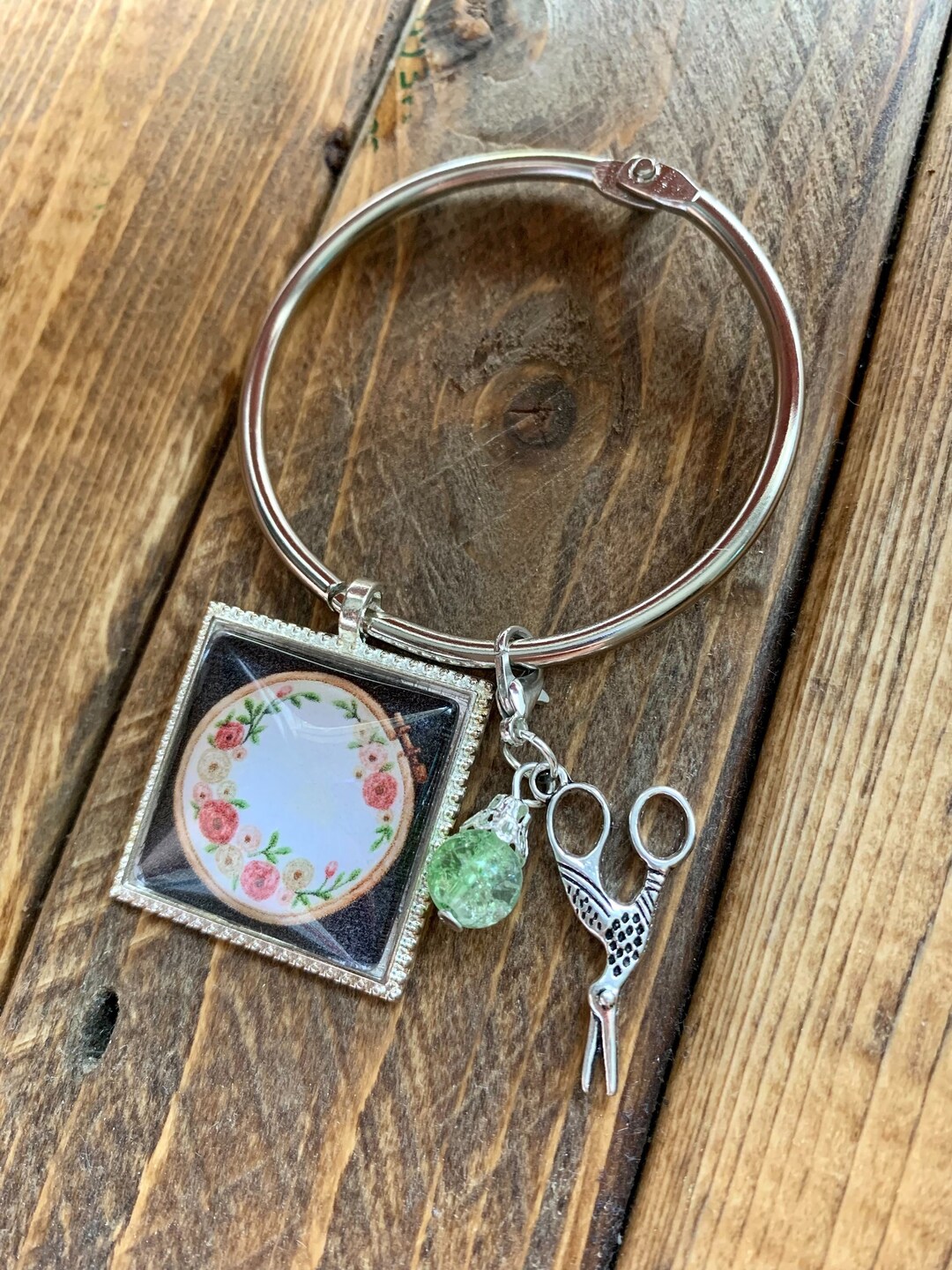 Embroidery Hoop Thread Keep Embroidery Hoop Floss Ring Cross Etsy