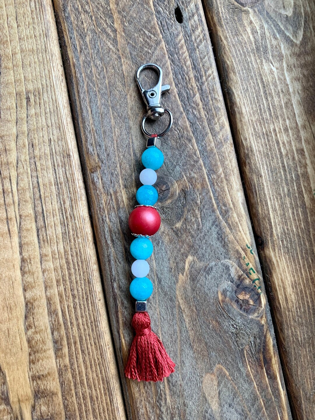 Beaded Zipper Pull Beaded Keychain Beaded Scissor Fob Etsy