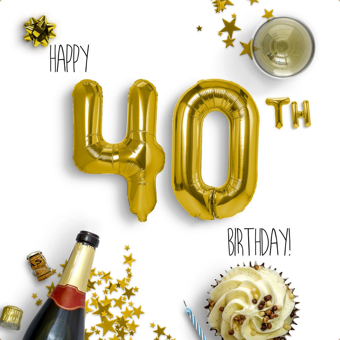 40th Birthday Ecard | Digital Birthday Cards | Paperless Birthday Card ...