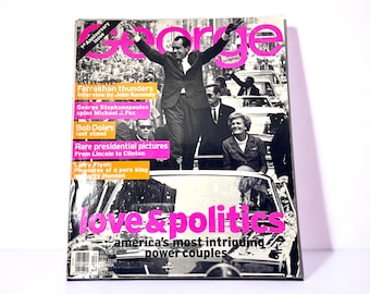 RARE 90s GEORGE Magazine: Celebrity & Politics Collector's Item