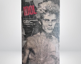 Vintage Billy Idol Art: 1984 Rebel Yell Poster von Frankie Cervantes