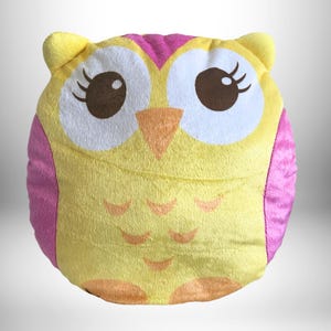 Plush and Bright Decorative Owl Pillow - Original Packaging - NEW