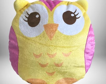 Plush and Bright Decorative Owl Pillow - Original Packaging - NEW