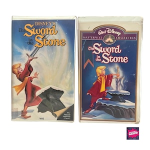 Walt Disney&#39;s The Sword in the Stone VHS: Black Diamond & Masterpiece Collection