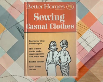 1966 Retro Better Homes and Gardens Creative Sewing Library: Sewing Casual Clothes - New Condition