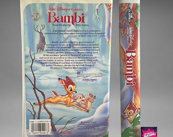 希少なバンビVHS：55周年記念限定版とブラックダイヤモンドクラシック