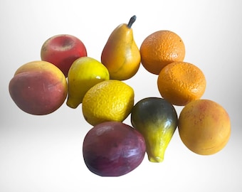 Vintage Mid-Century Handcrafted Made in Italy Alabaster Fruit Decor - Collectible - Sold Separately