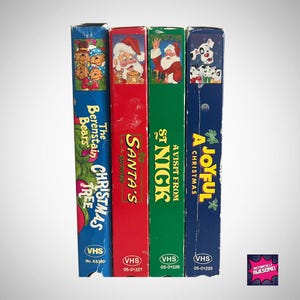 Vintage Kids Klassics Christmas VHS: Berenstain Bears, Santa, and More