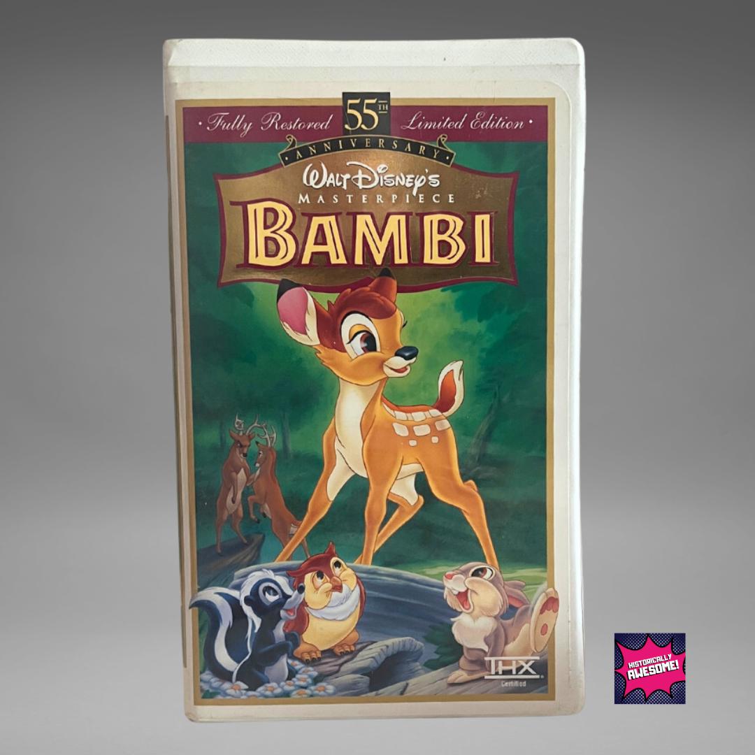 希少なバンビVHS：55周年記念限定版とブラックダイヤモンドクラシック