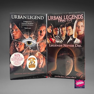 VHS Urban Legend/Urban Legend Final Cut Horror Slasher Movies - Watermark - Perfect Condition