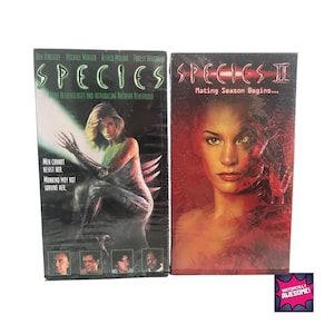 Set of VHS Species and Species II | Sci-Fi Horror Thriller Films from 1995 and 1996 | Extra Species to Purchase