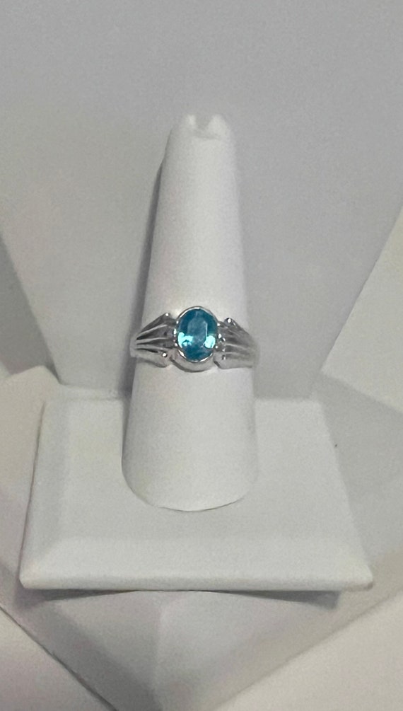 Avon aquamarine ring sale