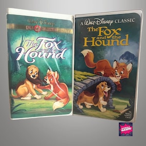 A Walt Disney Classic, The Fox and the Hound, Black Diamond and Gold Collection VHS - Fantastic Vintage Condition