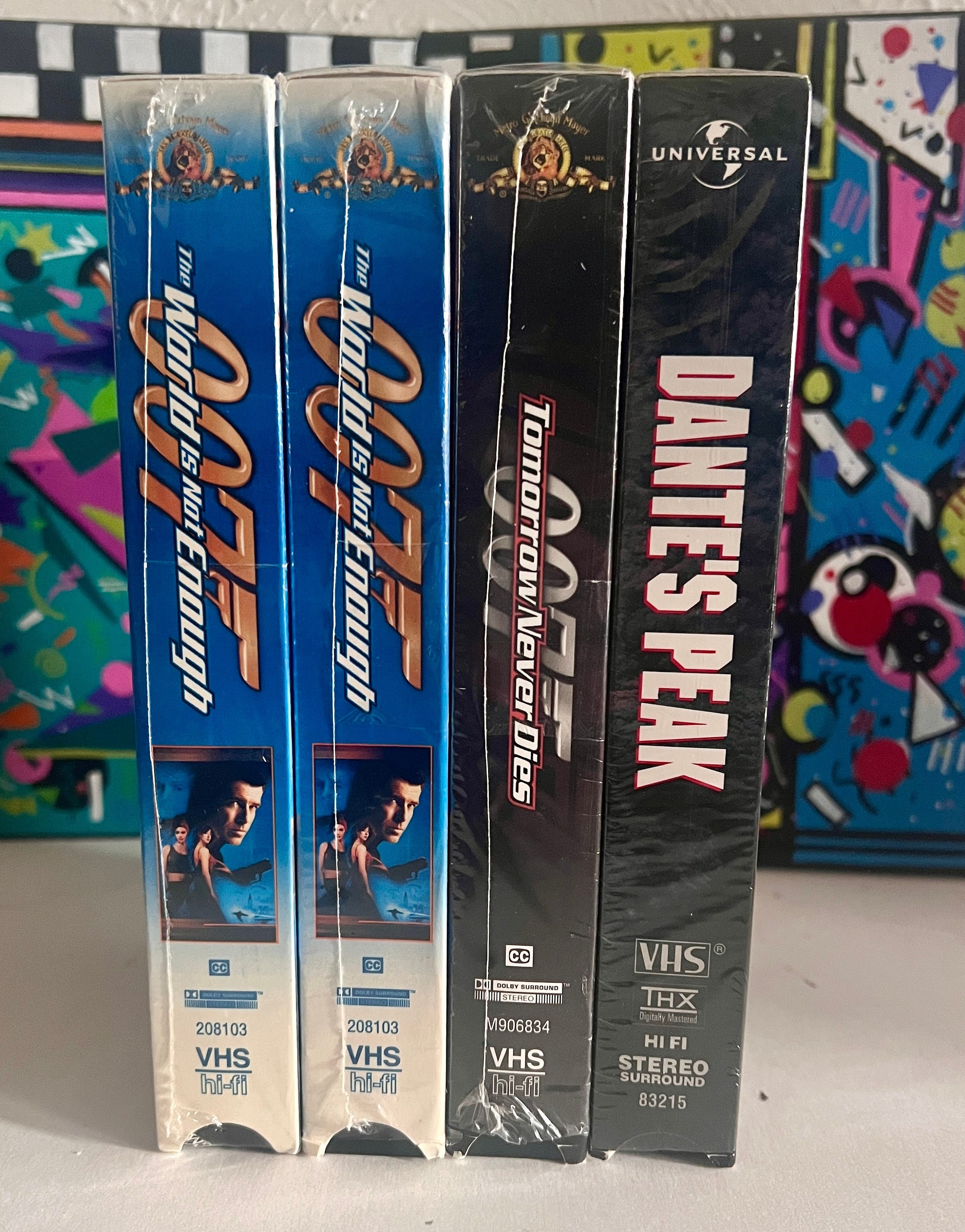 Pierce Brosnan 007 VHS Movie Lot: The World is Not Enough (Sealed)