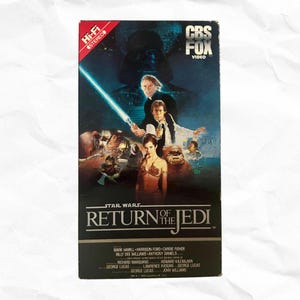 STAR WARS 1st Edition Return of the Jedi VHS Video Cassette | 1983 Release | Star Wars Collectible | Video Cassette Collectible