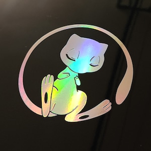 Cute Mew Sleeping Decal