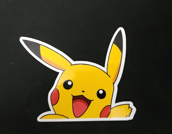 Peeking Pikachu 4x3