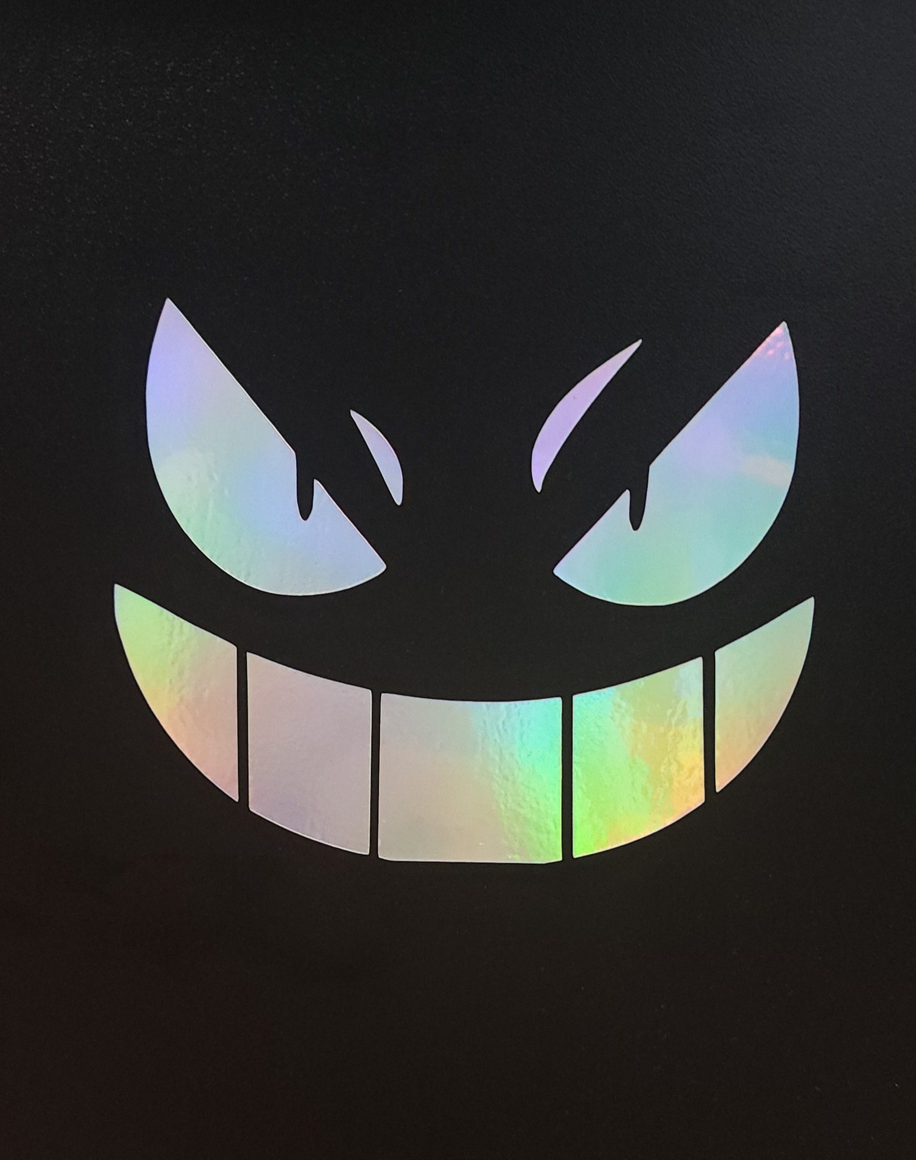 Gengar, red eyes, Pokémon, purple background, black background