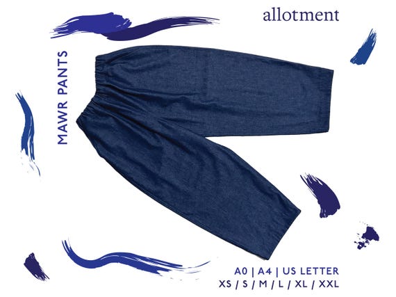 Mawr Pants | Barrel Pants | High Waisted, Pleated / Pull on  display picture 1
