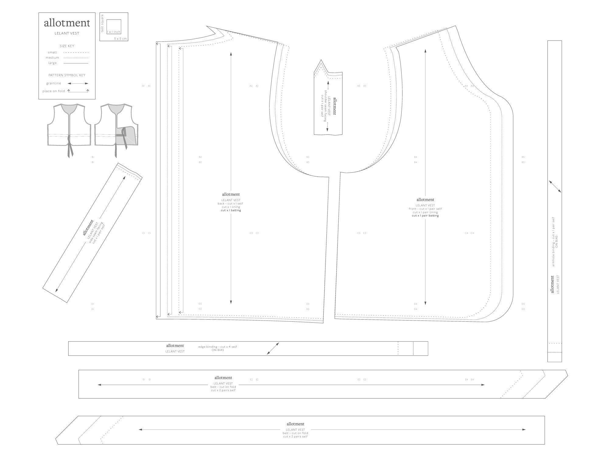 Lelant Vest Quilted Vest / Gilet Layering Everyday Etsy