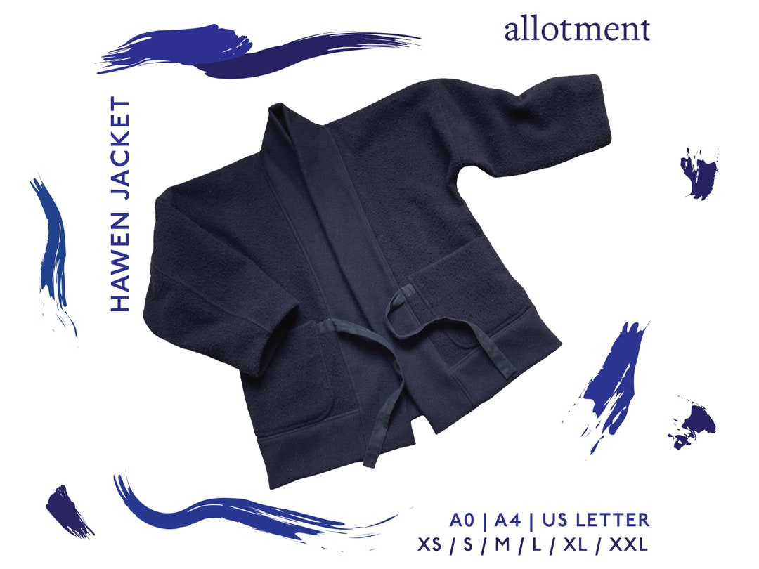 Hawen Jacket | Unlined / Bound Seams | Relaxed, Oversized