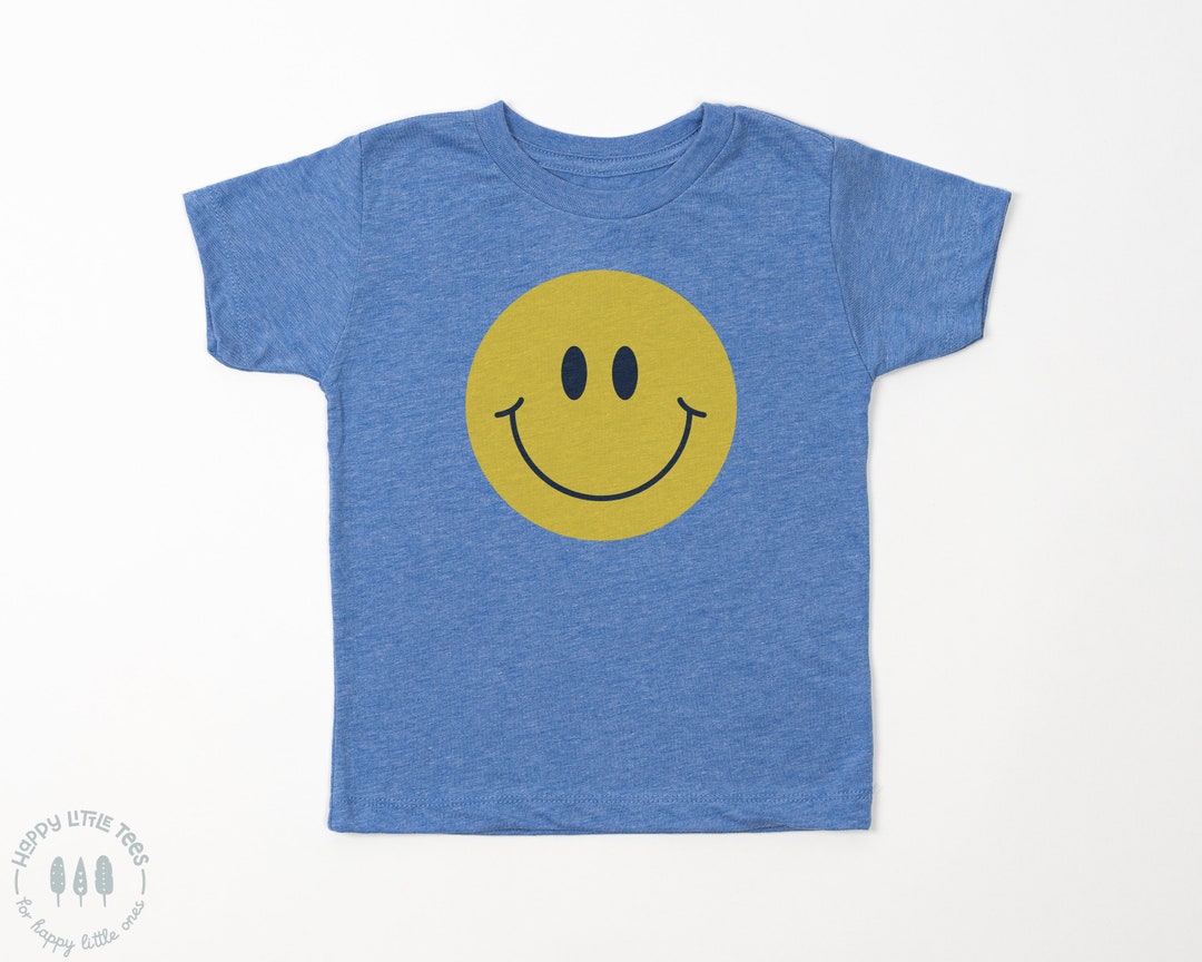 Toddler Smiley Face Shirt Kids Smiley Face Shirt Smiley Etsy