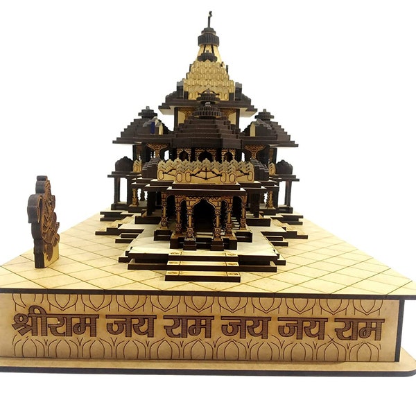 3d Ram Mandir Model Etsy