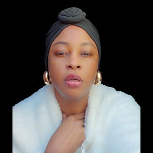 Hoofddoek dames tulband – Afrikaanse hoofddoek, hijabmuts met top knoop, gedraaide hoofddoek, binnenste hijab hoed luxe tulband – Afrikaanse gedraaide hoofddoek