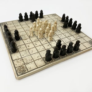 Hnefatafl set with board and figures