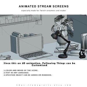 Animated Virtual Background Cozy Stream Overlay Be Right - Etsy