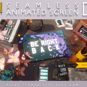 Animated Stream Overlay: Twitch Scenes, Youtube (Digital Download)