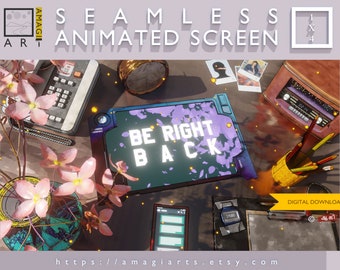 Animated Stream Overlay: Twitch Scenes, Youtube (Digital Download)