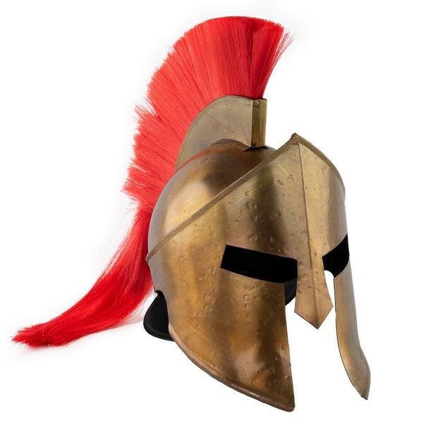 Ancient Greek Leonidas Spartan Roman Armor Helmet - 300 Movie Spartan Helmet - Ancient Greek Armor - Replica Spartan - 300 Movie Costume