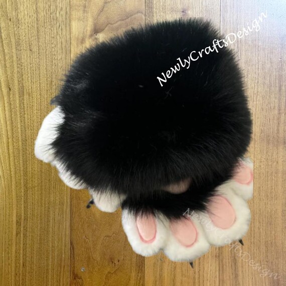 Guanti A Zampa Di Gatto Morbidi - Per Costume Halloween, Cosplay E Festa - Unisex - Foto 10