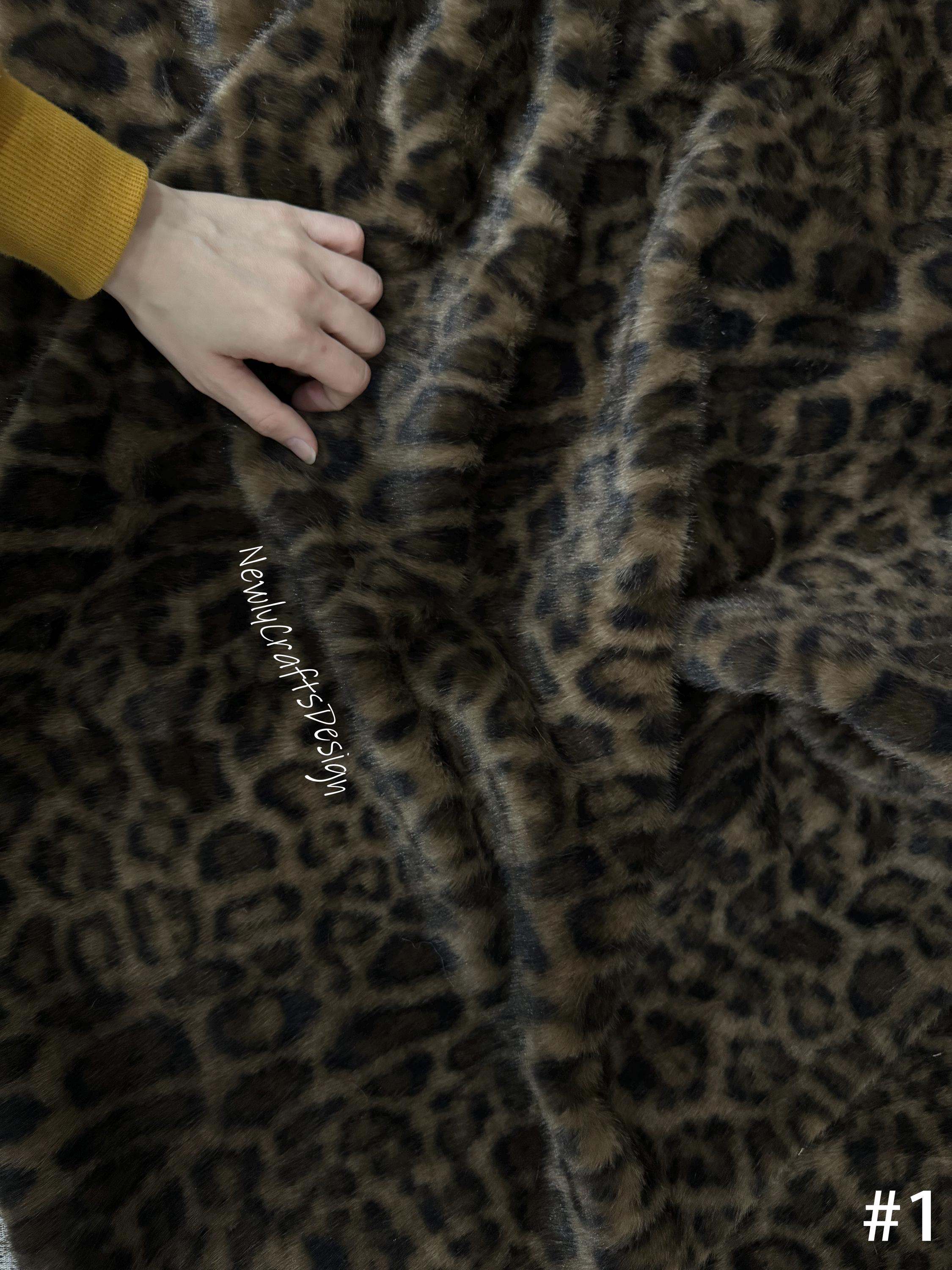 Leoparden pelzjacke