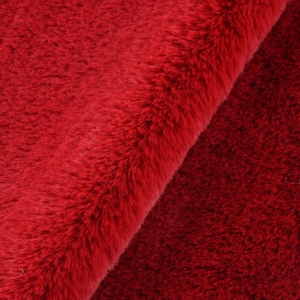 Faux Fur Fabric,Christmas Red Rabbit Fake Fur for DIY Craft Supplies,Costumes,Rugs,Blanket,Throws,Fursuit ,Pillow,Slippers,Coat,Toys,Pet Bed