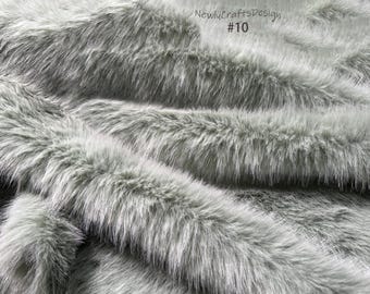 Namaakbont, langstapelige vacht, materiaal fursuit, luxe vossenbont, cosplaybont, knutselbont voor jassen, kostuums sjaal vloerkleden kleding pasgeboren foto prop