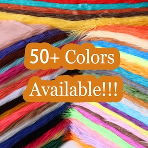Faux Shaggy Fur Fabric,Faux Fake Fur, Long Pile Luxury Shaggy Fur for DIY Craft Supplies Sewing Cosplay Costume Decorations Rug Pillow Coats