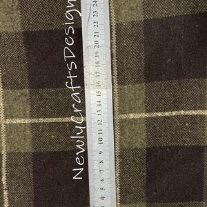 Checked Sherpa Fabric, Plaid Sherpa Fabric, Soft and Cuddly Jacket Fabric, Plush Shoe and Hat Fabric, Winter Fabric, Cushion Fabric, Soft Fabric, DIY Fabric, Fabric by the 1/2 Yard or Yard, 100% Polyester Plaid Sherpa Fleece Fabric for Winter Coat, Down Jacket, Throw Blanket, Fur Hats, Fur Bags, Scarf, Pompoms