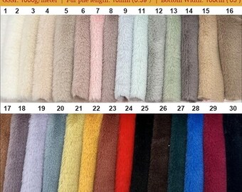 Mink Soft Faux Fur Fabric, Faux Rabbit Fur Fabric,Luxury Mink Fur for Pillows,Blankets,Stuffed Toys Making,Clothing,Costumes,Cosplay,Fursuit
