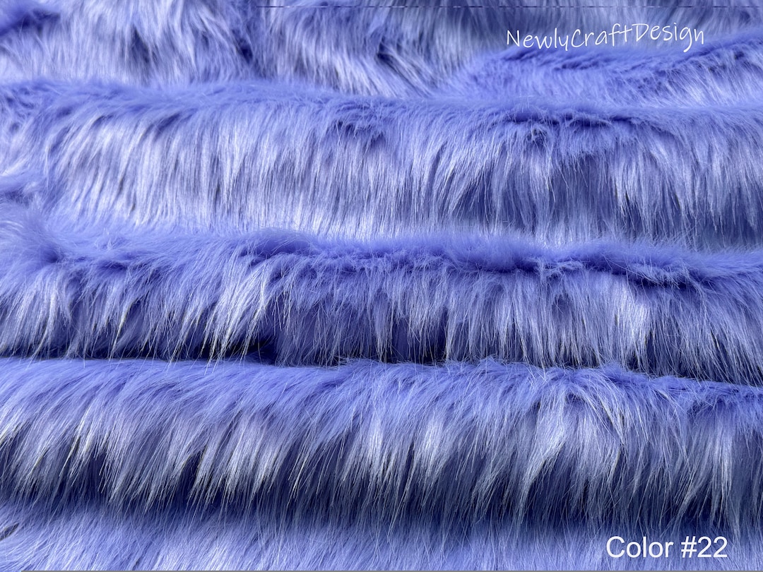 Zorro Tela Felpa Pelo Largo Pelo De Zorro De Peluche De 3-3,5 Cm, Tela