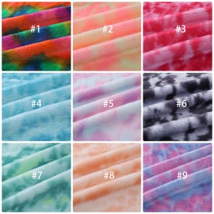 Soft Faux Rabbit Bunny Fur, Short Pile Plush Toys Fabric, Unicorn Rainbow Gradient Faux Fur Fabric for Fursuit, Cosplay Costume, Photo Prop, Trim, Throw Pillow, Crafts, DIY Costume Crafts Furry Fabric Blanket, Ultra Soft 0.5" Short Pile Rabbit Fur Fabric for Fur Bags Fur Hat Winter Headband Pompoms Slide Slippers Clothing Fur Collar Coat Fabric, Home Decor, Stuffed Toys Making