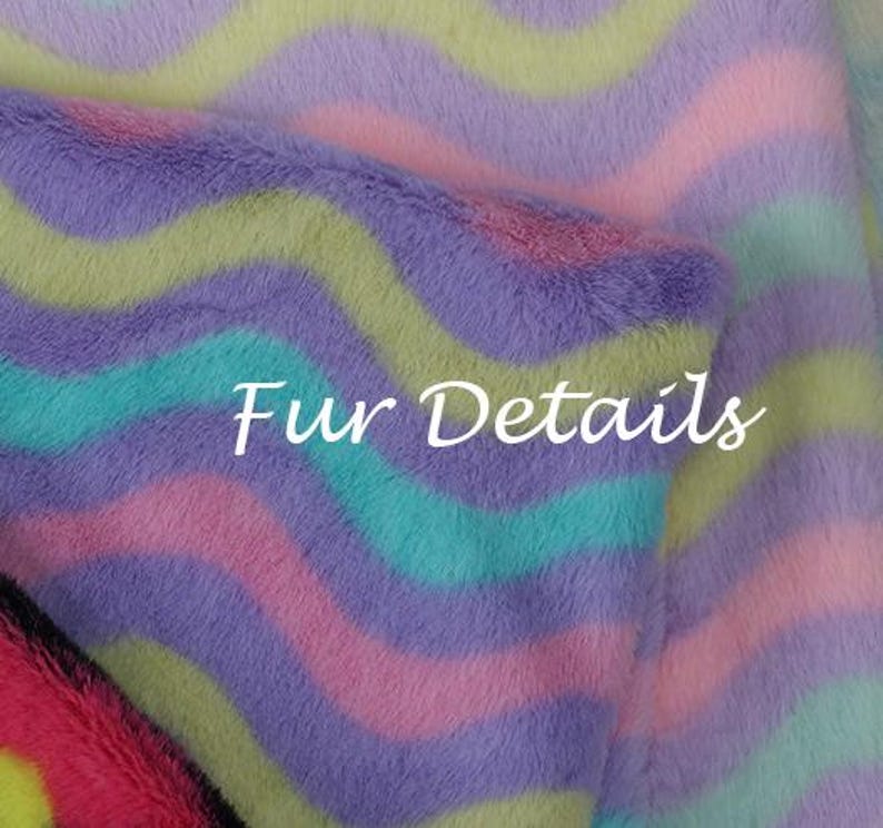 Soft Faux Rabbit Bunny Fur, Short Pile Plush Toys Fabric, Unicorn Rainbow Gradient Faux Fur Fabric for Fursuit, Cosplay Costume, Photo Prop, Trim, Throw Pillow, Crafts, DIY Costume Crafts Furry Fabric Blanket, Ultra Soft 0.5" Short Pile Rabbit Fur Fabric for Fur Bags Fur Hat Winter Headband Pompoms Slide Slippers Clothing Fur Collar Coat Fabric, Home Decor, Stuffed Toys Making