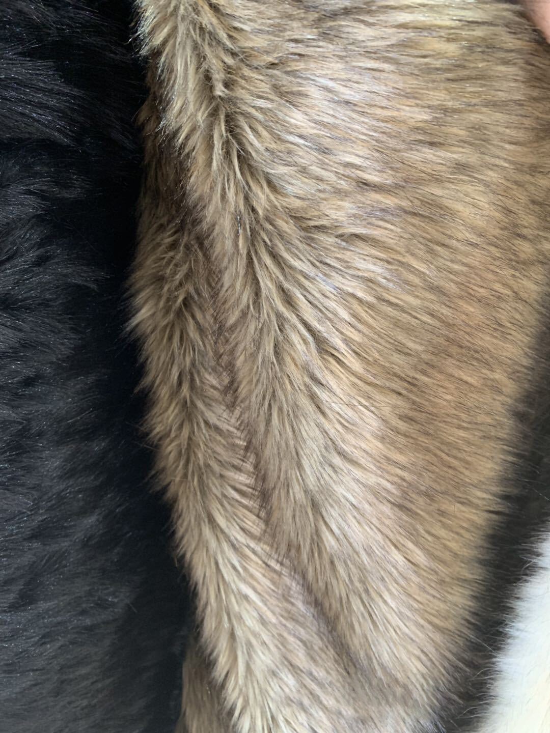 Multicoloured Furs,long Pile Faux Raccoon Fur,high Density Fox Fur,bi ...